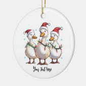 Christmas Ducks Ornament - Grappig Boerderij Anima (Links)