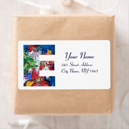 CHRISTMAS E BRIEF / SANTA MET CHRISTMAS TREE ETIKET (Insitu)