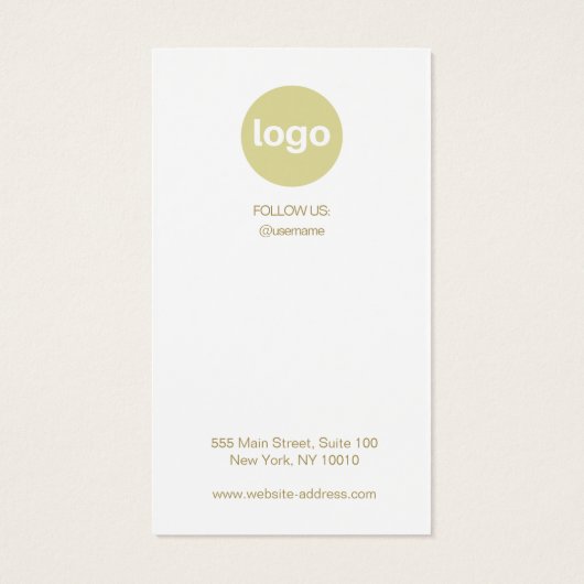 Christmas Earring Logo Display Kaart (Achterkant)