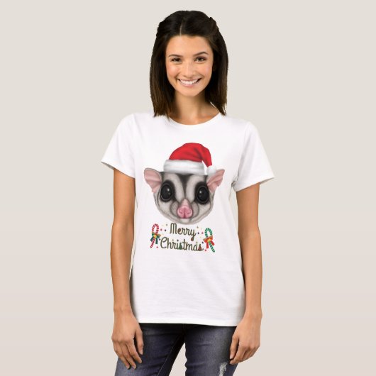 Christmas Edition Sugar Glider T-shirt (Voorkant volledig)