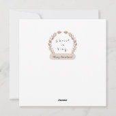 Christmas | Een koning zo helder | Jezus | Neutral Feestdagenkaart (Achterkant)