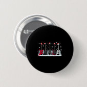 Christmas Electric Guitars Metalhead Guitarist Xma Ronde Button 5,7 Cm (Voorkant /achterkant)