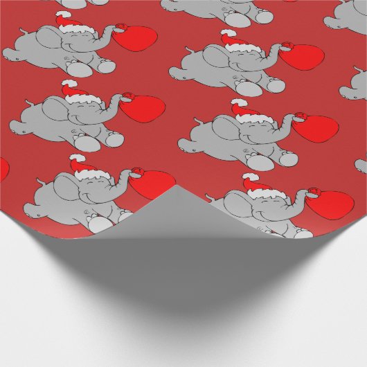 christmas elefante cadeaupapier (Hoek)