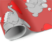 christmas elefante cadeaupapier (Rol Hoek)
