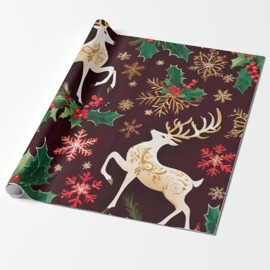 Christmas Elegance n19 Cadeaupapier (Uitgerold)