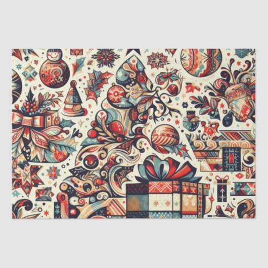 Christmas Elegance n29 Tissuepapier (Voorkant)