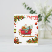 Christmas Elements Briefkaart (Staand voorkant)