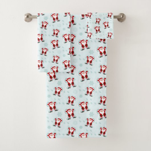 Christmas Elements Santa Claus Bad Handdoek (Insitu)