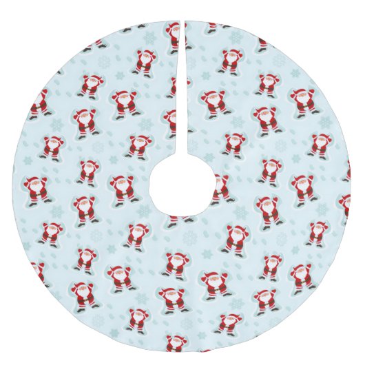 Christmas Elements Santa Claus  Kerstboom Rok (Voorkant)