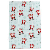 Christmas Elements Santa Claus Medium Cadeauzakje (Achterkant)