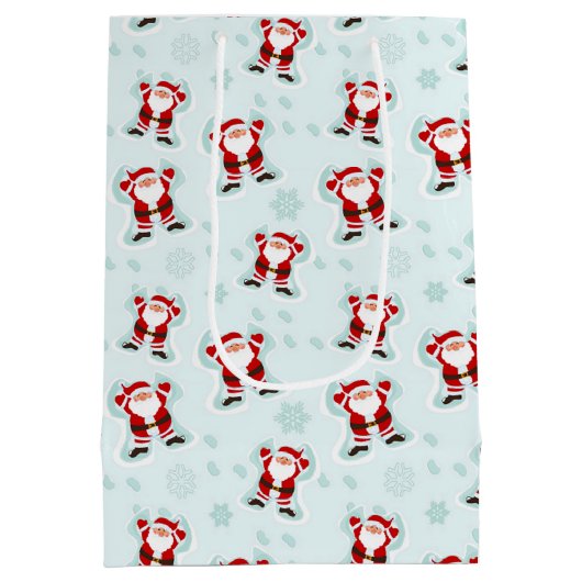 Christmas Elements Santa Claus Medium Cadeauzakje (Achterkant)