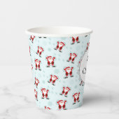 Christmas Elements Santa Claus Paper cup Papieren Bekers (Voorkant)