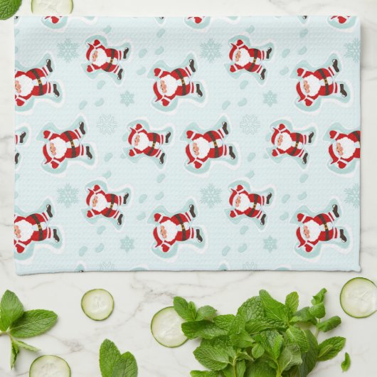 Christmas Elements Santa Claus Theedoek (Gevouwen)