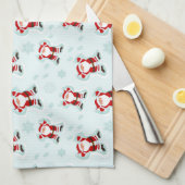 Christmas Elements Santa Claus Theedoek (Quarter Fold)