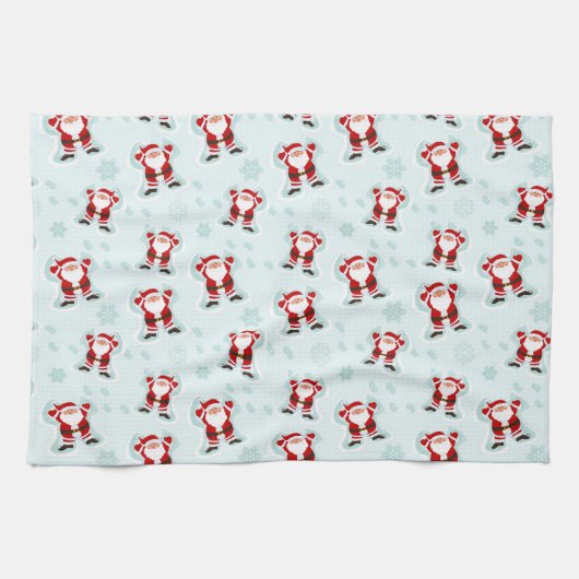 Christmas Elements Santa Claus Theedoek (Horizontaal)