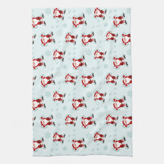 Christmas Elements Santa Claus Theedoek (Verticaal)