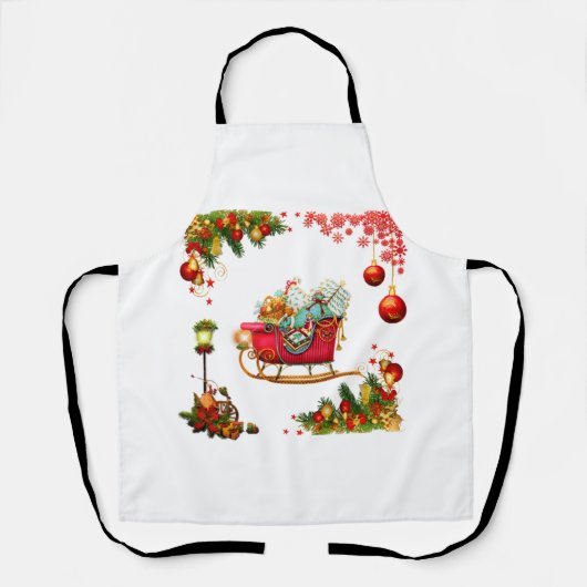 Christmas Elements Schort (Voorkant)