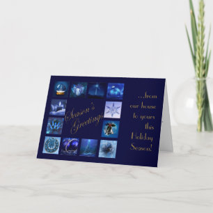 Christmas Elements Season's Greetings Kaart