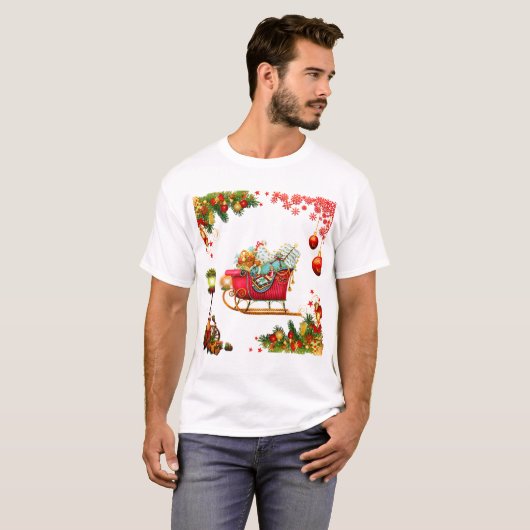 Christmas Elements T-shirt (Voorkant volledig)