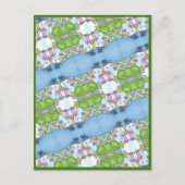 CHRISTMAS ELEPHANT BOUWT CUTE PACHYDERM SNOWMAN FEESTDAGENKAART (Voorkant)