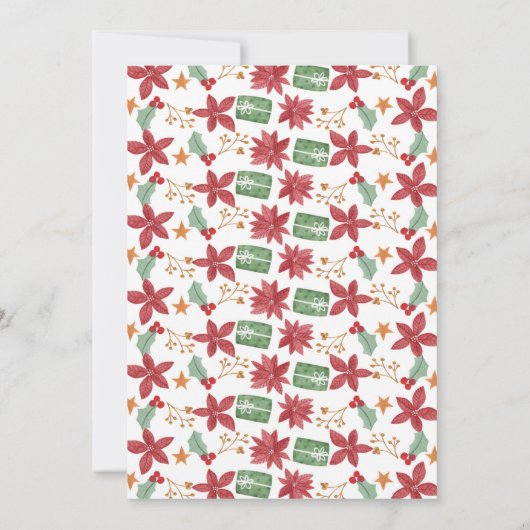 Christmas Elephant Drive op uitnodiging van het Ba (Achterkant)