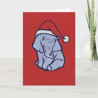 Christmas Elephant Kaart