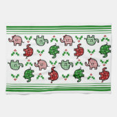 Christmas Elephant Kitchen Towel Theedoek (Horizontaal)