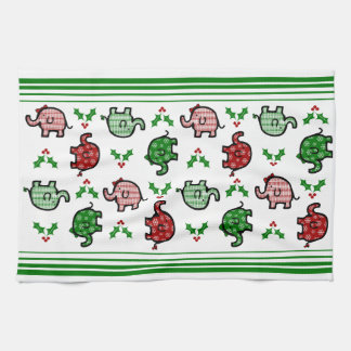 Christmas Elephant Kitchen Towel Theedoek