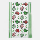 Christmas Elephant Kitchen Towel Theedoek (Verticaal)