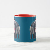 Christmas Elephant Mug Mok (Midden)