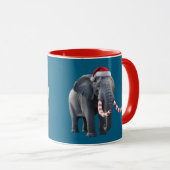 Christmas Elephant Mug Mok (Voorkant rechts)