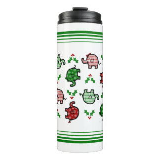 Christmas Elephant Tumbler Thermosbeker