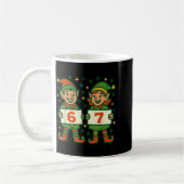 Christmas Elf 6 7 Meme Funny Holiday Elves Gen Alp Koffiemok (Links)