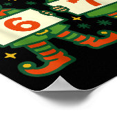 Christmas Elf 6 7 Meme Funny Holiday Elves Gen Alp Poster (Hoek)