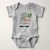Christmas Elf Baby Bodysuit (Voorkant)