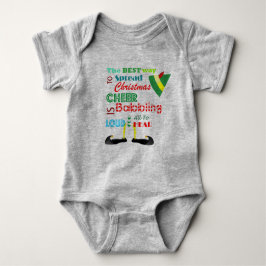 Christmas Elf Baby Bodysuit