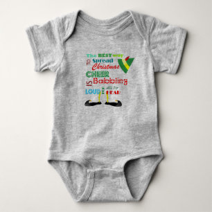 Christmas Elf Baby Bodysuit