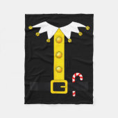 Christmas Elf Costume  Fleece Deken (Voorkant)