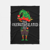 Christmas Elf Family Matching Group The Elf Overst Fleece Deken (Voorkant)