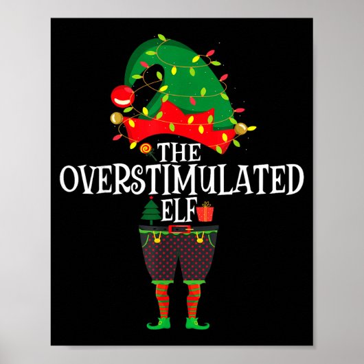 Christmas Elf Family Matching Group The Elf Overst Poster (Voorkant)