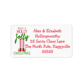 Christmas elf - Hebben een Holly Jolly Kerstmis Etiket (Voorkant)