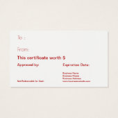 Christmas Elf Holiday Gift Kaart speciaal voor jou (Achterkant)