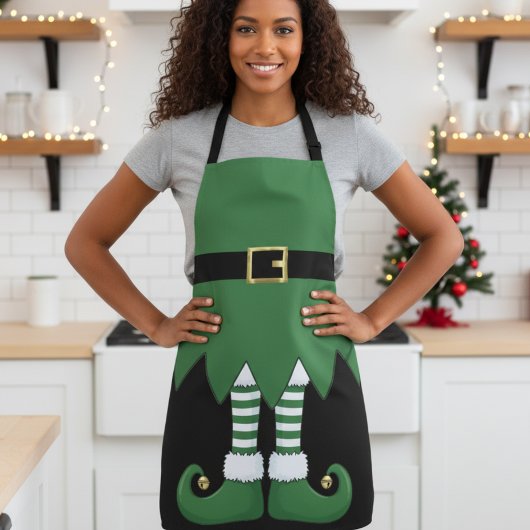 Christmas Elf Holiday Green Schort