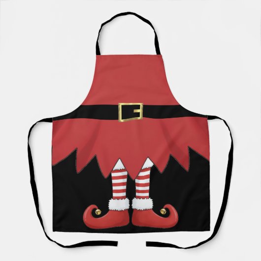 Christmas Elf Holiday Red Schort (Voorkant)