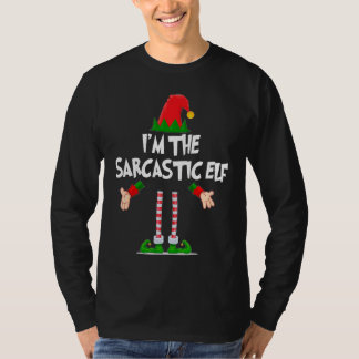 Christmas Elf  I'm The Sarcastic Elf Xmas T-shirt