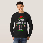 Christmas Elf  I'm The Tallest Elf Matching Xmas T-shirt (Voorkant volledig)