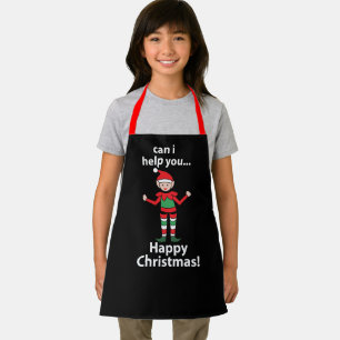 Christmas Elf Kan ik u helpen Happy Christmas Elf Schort