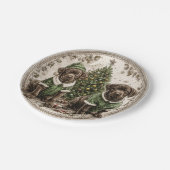 Christmas Elf Labrador Retriever Puppy Papieren Bordje (Gekanteld)