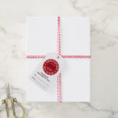 Christmas | Elf Made Candy Cane Stripe Cadeaulabel (Met Touw)
