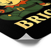 Christmas Elf Martini Funny Alcohol Saying Srits B Poster (Hoek)